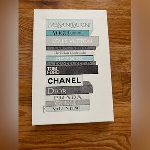 8X12 Canvas Art Stack of Books